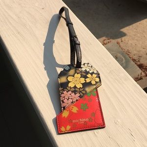 Michino Origami Leather Luggage Tag